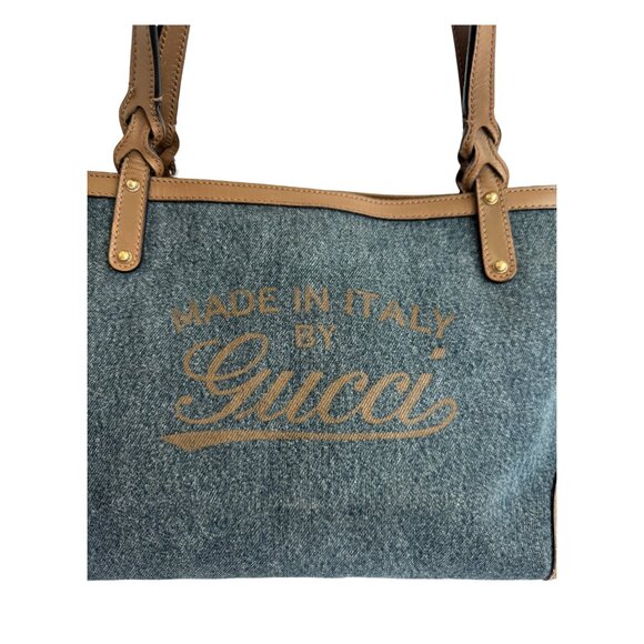 Gucci Denim Tote Bag - Picture 3 of 14
